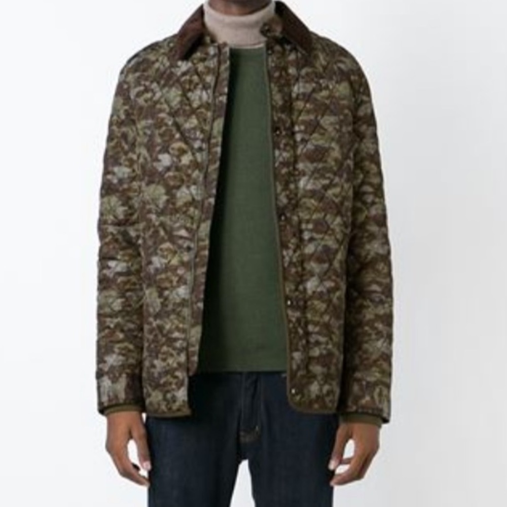 Burberry Brit Rollsley Camo quilted Jacket Coat